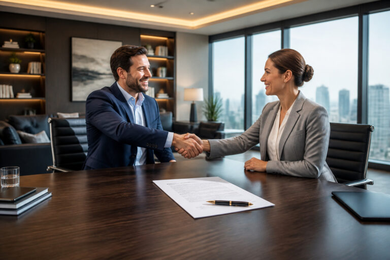 Accord commercial reussi