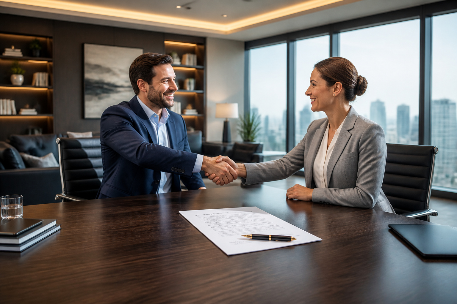 Accord commercial reussi